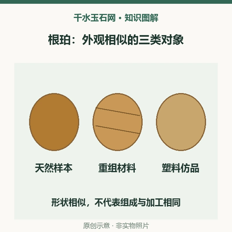 根珀有树根纹就一定天然吗？重组材料与塑料仿品的区别