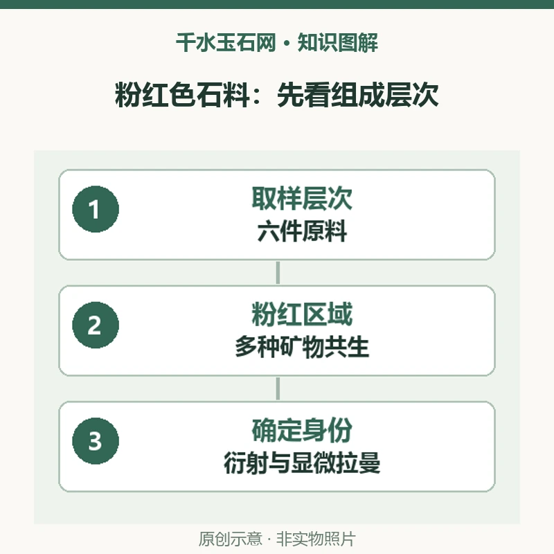 粉红色石料就只有蔷薇辉石吗？瑞士六件原料中的共生矿物